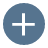 a plus icon in an blue circle